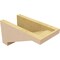 Ekena Millwork 6"W x 12"D x 6"H Wide Burlington Rough Cedar Woodgrain TimberThane Corbel, Primed Tan CORUR06X12X06BURRCPR - alternate 3